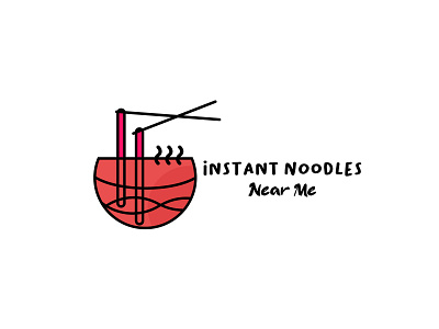 Instant Noodles near me trending logo degine 2021