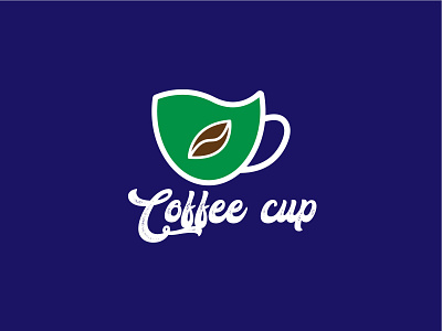 Coffee cup vector modern logo design template vector coffee shop