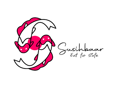 Sushi logo from start to Sushi baar modern trending logo V.2