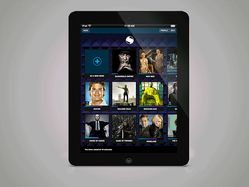 DDD #17 SerialTracker (GIF) app breakingbad concept ddd gif series tracking tvshows