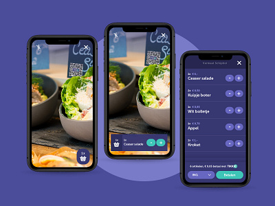 🥗 Tikkie - Restaurant buffet concept app design e comerce food food app pay scanner ui ux ux design