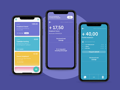 💼 Tikkie for professionals - overview app clean colorfull design layout pay payment app ux