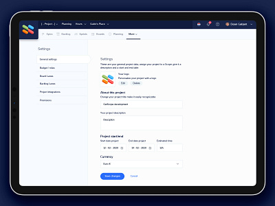 🧰 GetScope tool - settings app clean design flat layout minimal settings simple type ui ux