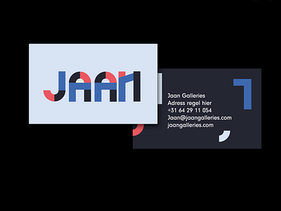 Jaan identity branding icon logo type typography