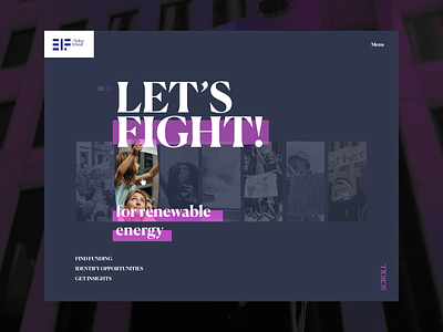 Concept design - Let's Fight 🥊 branding design layout type ui