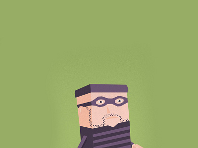 Creepy Creepin Burglar burglar crime fun illustration