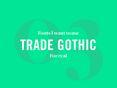 Fonts I Want To Use 3