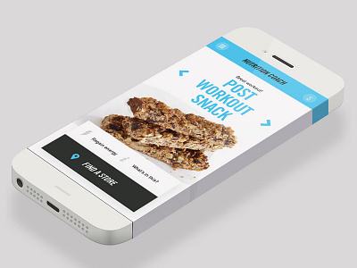 Mockup nutrion app