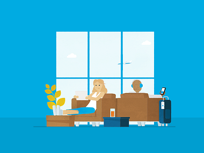Airport lounge illustration 2d airport chairs fun illustration lounge mistake plane relax