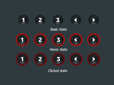 Round buttons by Ronald Vermeijs on Dribbble