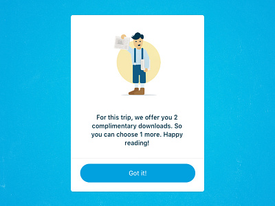 Illustration airline app - News