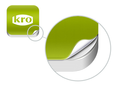 App icon KRO app green icon ios