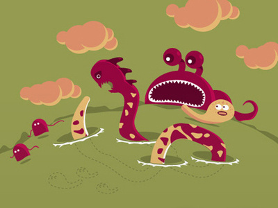 Monsters characters illustatration illustrations monsters