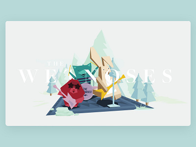 Behance project - Wetnoses illustrations