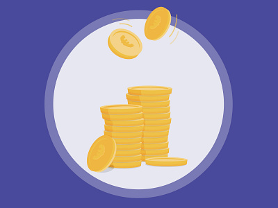 Tikkie rich icon pricing app coins icon illustration money payment app pricing vector