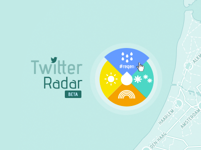 Twitter Radar color icons interface menu twitter ui weather