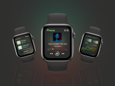 Apple watch apple decorative icons design ui watch