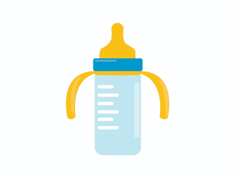 baby bottle by materialforkids on Dribbble