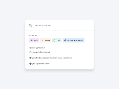 Search- Daily UI 022 022 component daily ui dailyui dailyui022 design inbox search mail search search search daily ui 022 search component tag search ui ui component ux