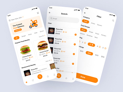 Food App Ui ( User Interface ) Design by Sd Rinku Khan on Dribbble