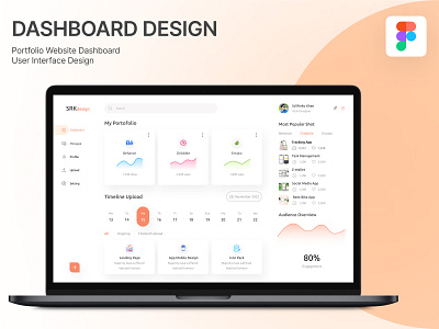 Portfolio Dashboard Design admin admin interface admin panel admin theme admin ui analytics crm dashboard dashboard design dashborad dashbord sdrinkukhan sdrinkukhan708 statistics user dashboard userinterface