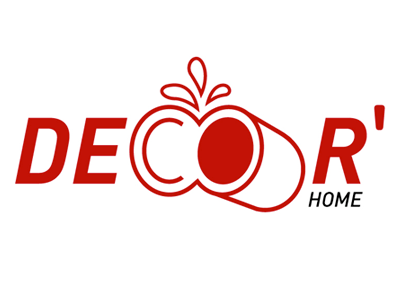 Logo Decor'Home identity logo typography vector