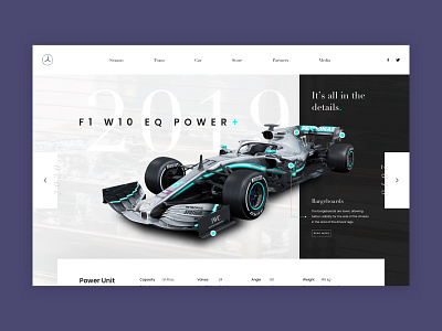 Mercedes F1 Team 2019 amg car f1 f1 car formula 1 car formula1 mercedes ui ui ux uidesign user interface user interface design uxui webdesign