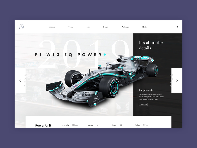 Mercedes F1 Team by Bram Nije Bijvank on Dribbble