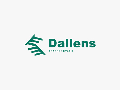 Dallens logo logo 2d logo design renovation stairs stairway