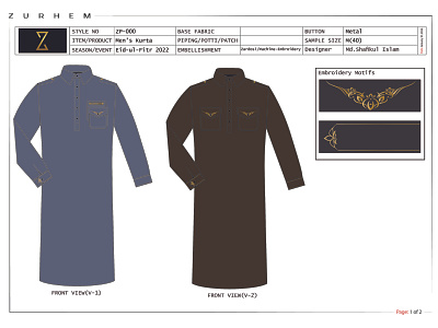 Men's Kurta Design