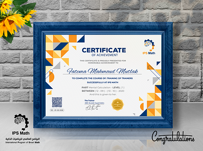 CERTIFICATE DESIGN design