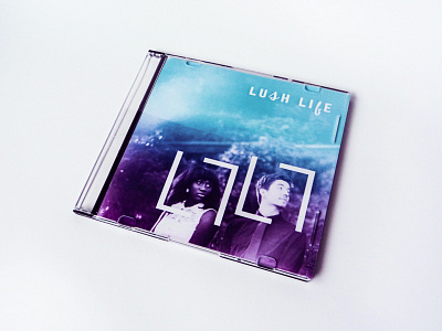 Lush Life Album Cover blue cd gradient music purple