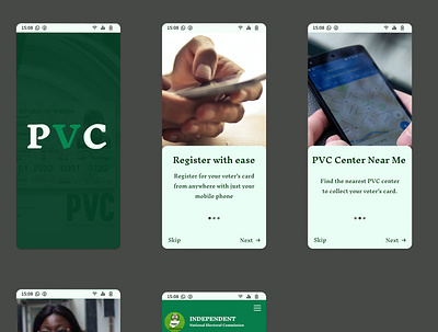 Permanent Voter's card app app design typography ui ui ux ux