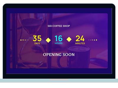 Countdown page branding design ui ui ux ux