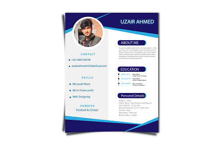 resume animation banner branding graphic design logo ui