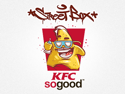 KFC So Good dimitrov erase food fresh georgi good graffiti illustrations kfc so street tasty