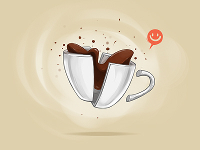 Wake Up apple brand coffee cups design dimitrov erase georgi illustration time up wake