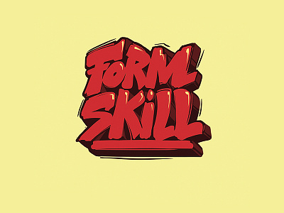 Form Skill art break dance design event form graffiti logo red skill street urban