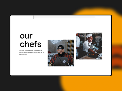 Food, Restaurant Landing page