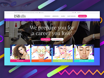 Iowa School of Beauty – New Website beauty cosmetology esthetics massage nails school