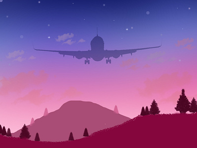 Airplane illustration