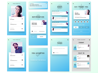 Local Community iOS App by Natalia Koldaeva on Dribbble