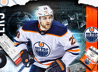Oilers by BAS design graphicdesign hockey hokcye hokcye nhl oilers sport