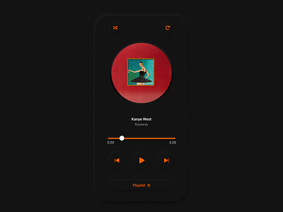 Music Player UI design music app music player ui ui design uxui uxuidesign