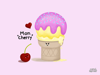 Ice Cream Loves Cherry