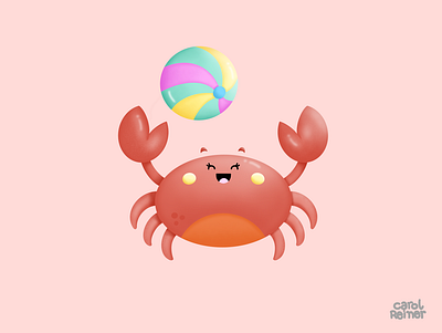 Oh, Crab! design illustration