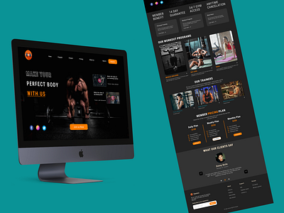 Stanton-Gym fitness box design fitness gym muscle training ui ux workout yoga