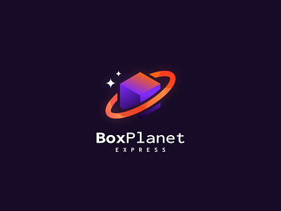 Box Planet Express Logo Design app brand brand design brand identity brandidentity branding design icon illustration logo logo design logodesign logos
