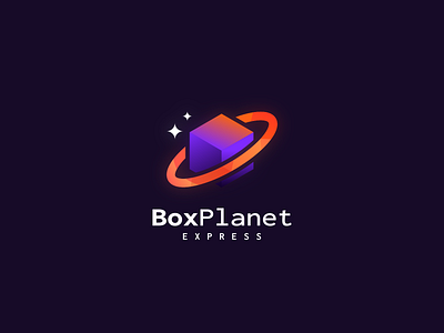 Box Planet Express Logo Design