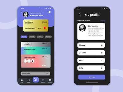 Finance Mobile App UI UX